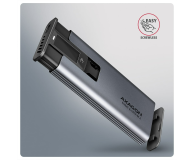 Axagon EEM2-SD2 USB-C 10Gbps - M.2 NVMe & SATA SSD bezśrubowa, ekra - 1485447 - zdjęcie 7